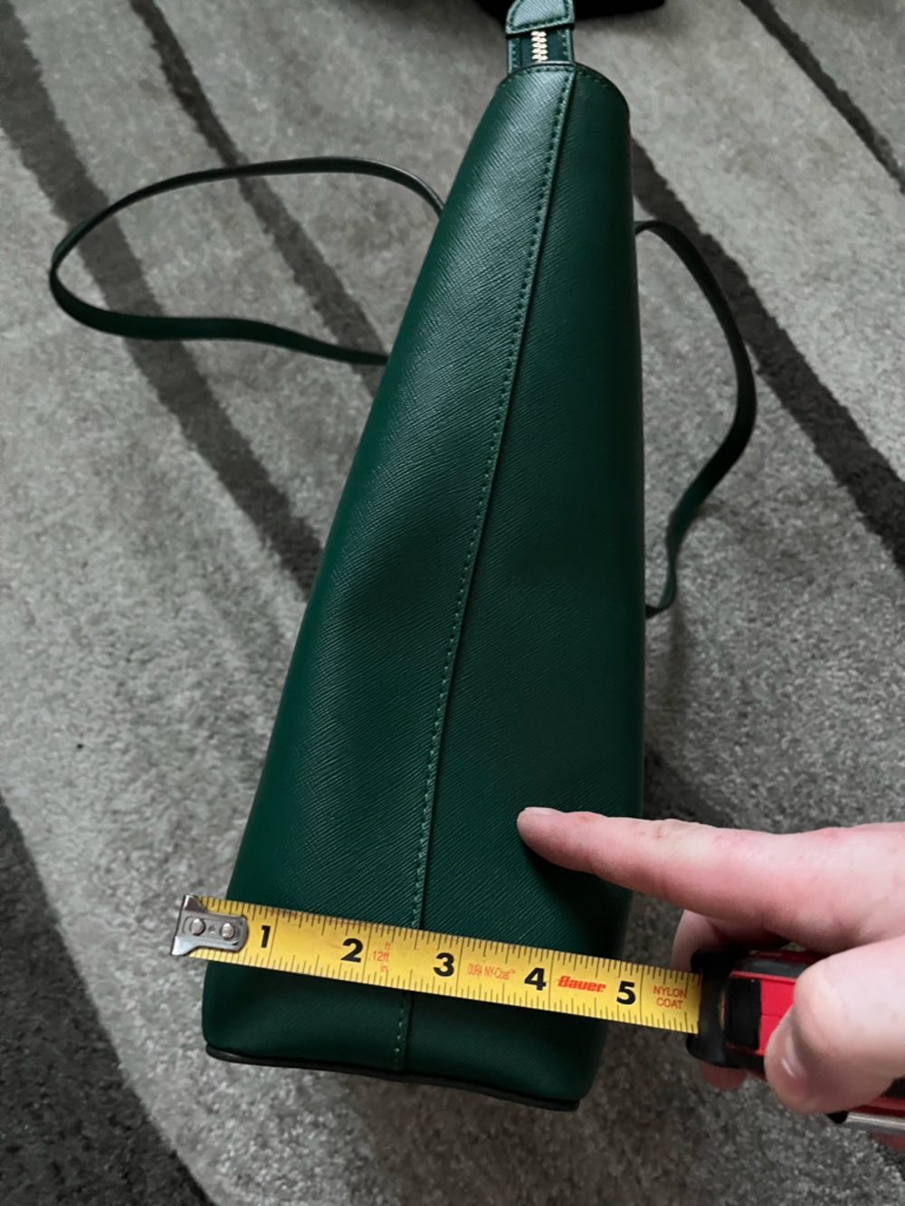 RARE Dark Green Kate Spade Tote - Picture 11 of 13
